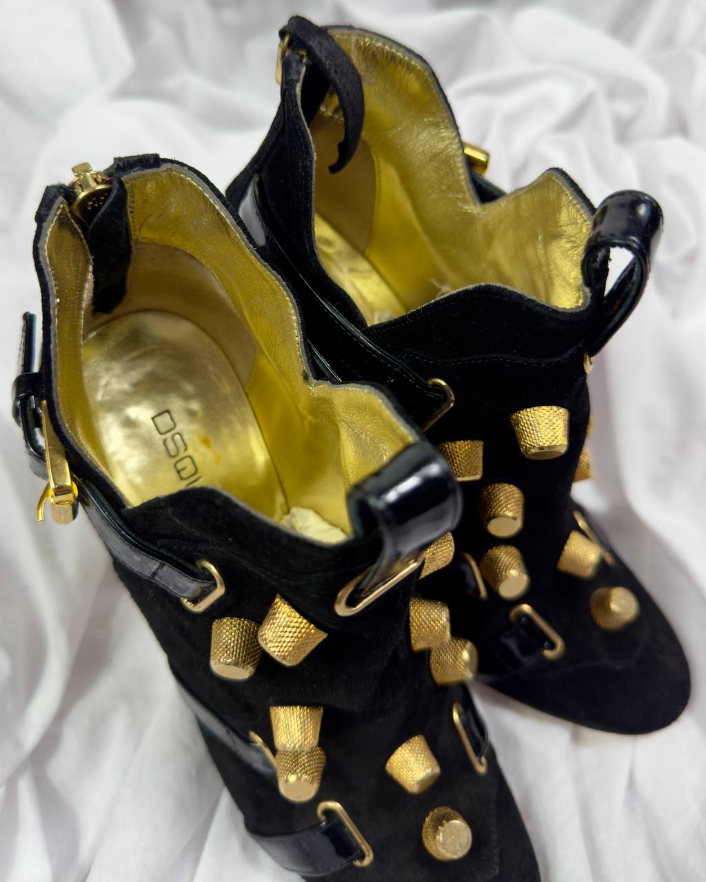 Dsquared2 Suede Studded Boots 36/36.5