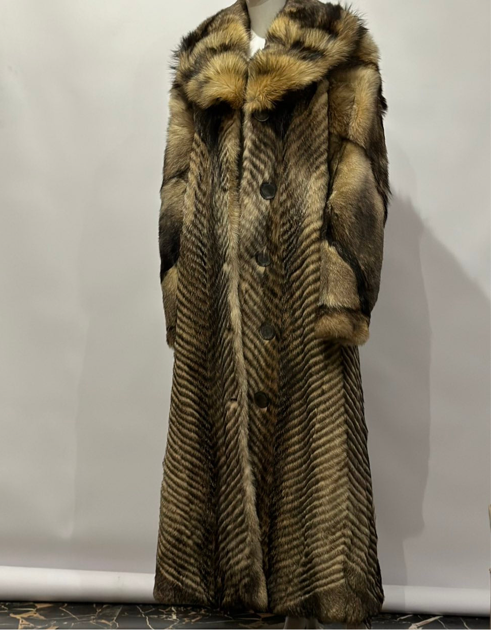 Vintage Long Fur Coat