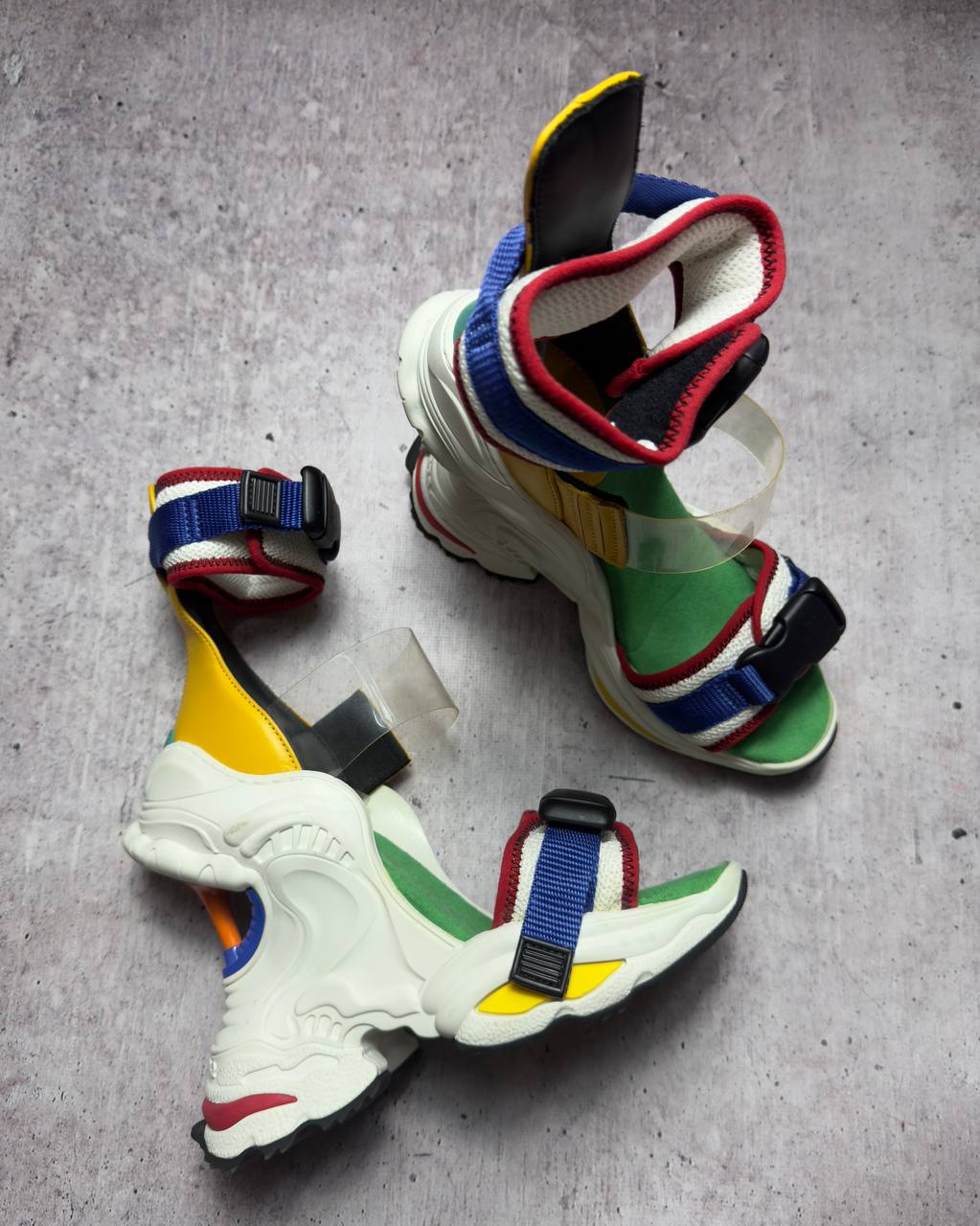 Dsquared2 ‘The Giant Sandal’ 2019 Runway Wedge Heels