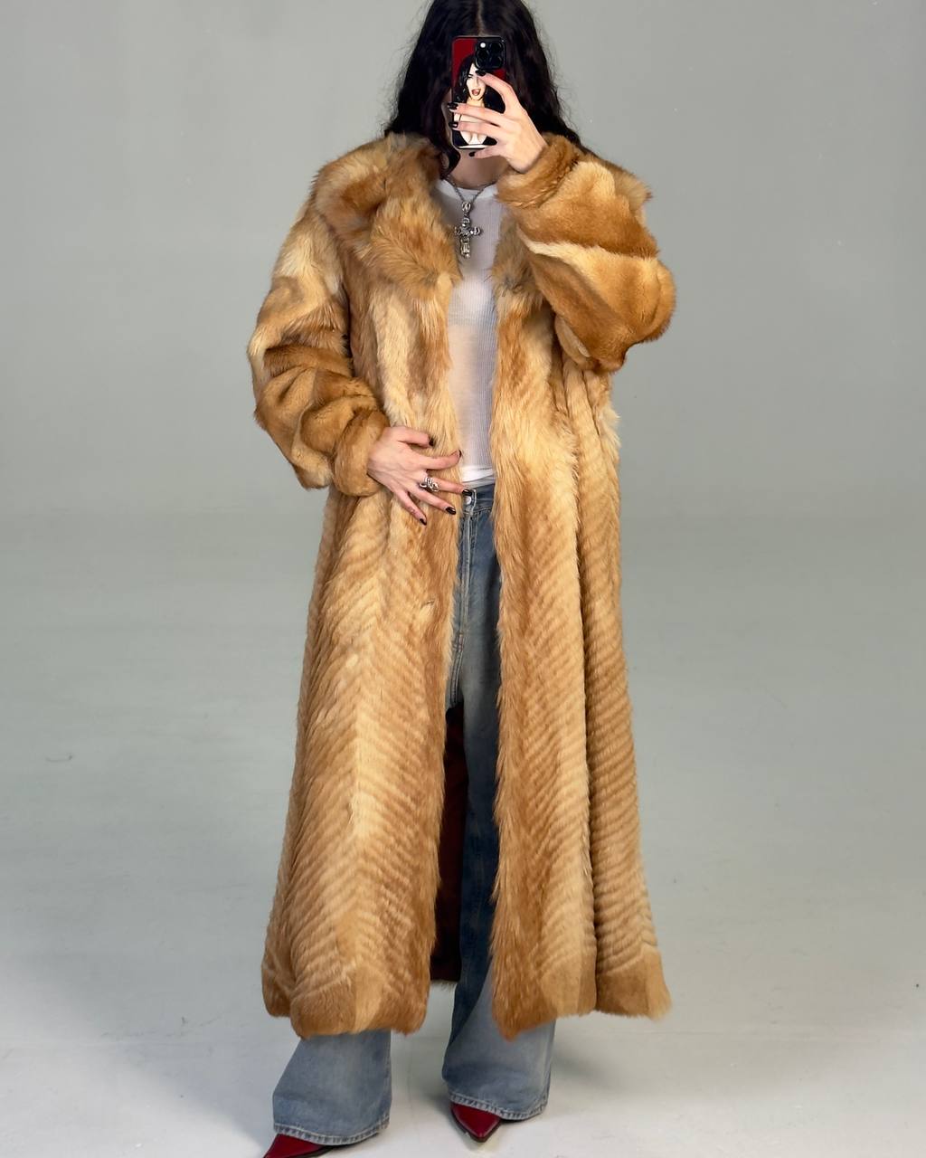 Vintage Long Fur Coat