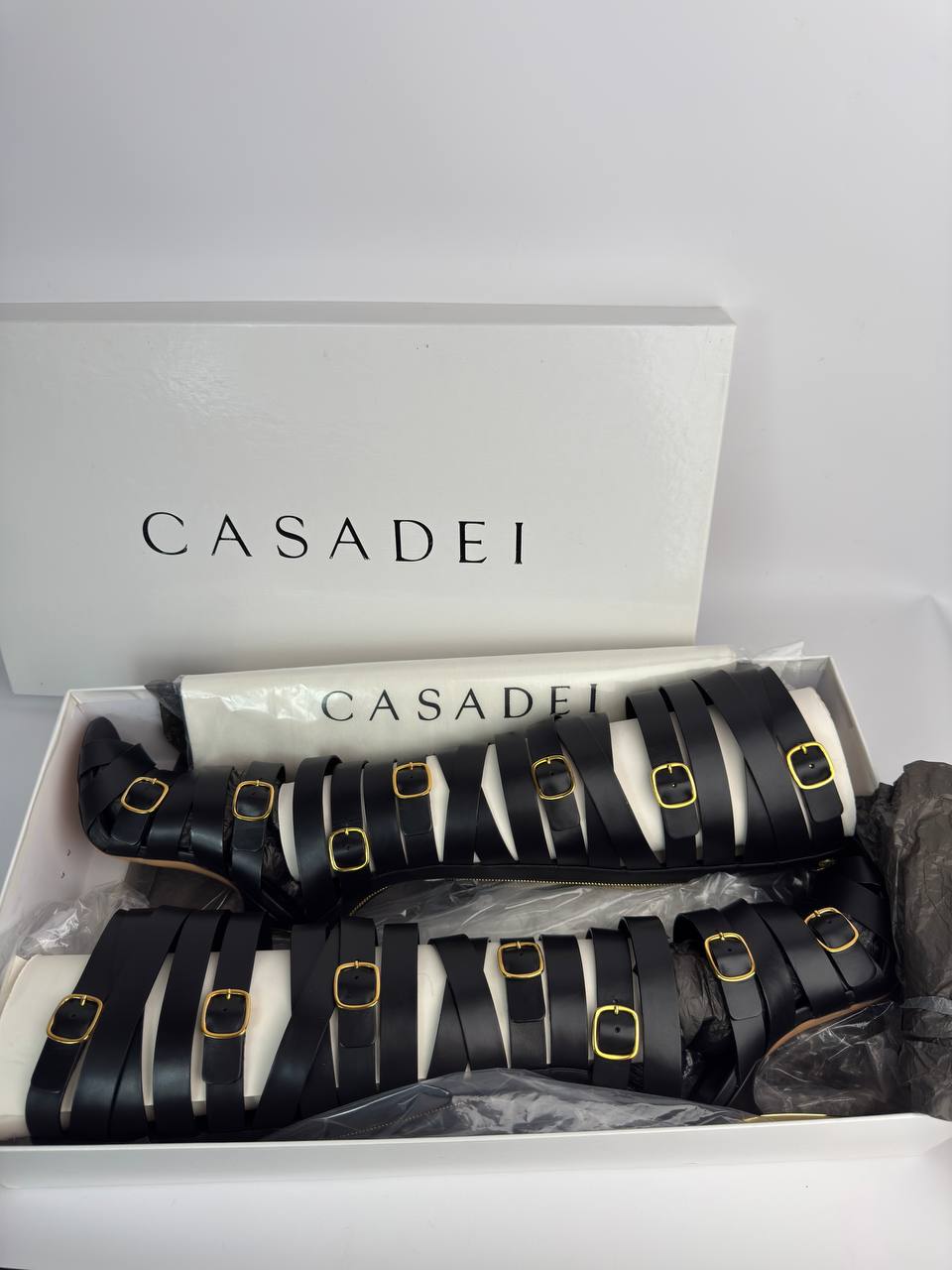 Casadei Fall 2013 Gladiator Heel Boots — 36 new