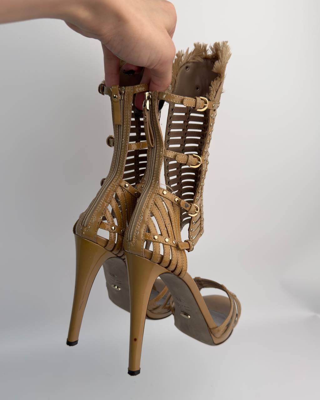 Sergio Rossi 2010 Gladiator Heels — 38.5