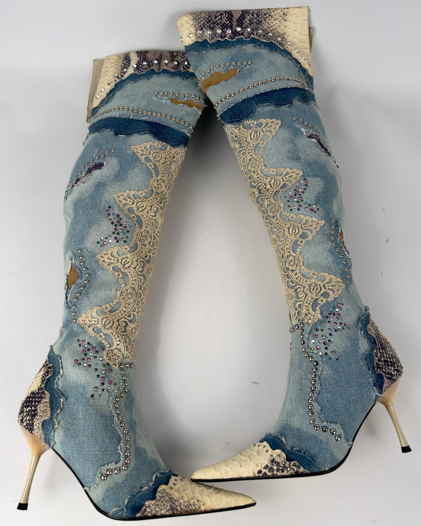El Dante’s Couture Vintage Boots — 38