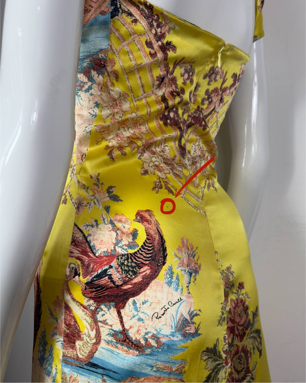 Roberto Cavalli S/S2003 Iconic Chinoiserie Silk Dress