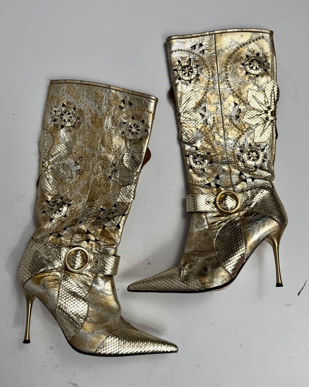 El Dante’s Vintage Leather Boots — 38/38