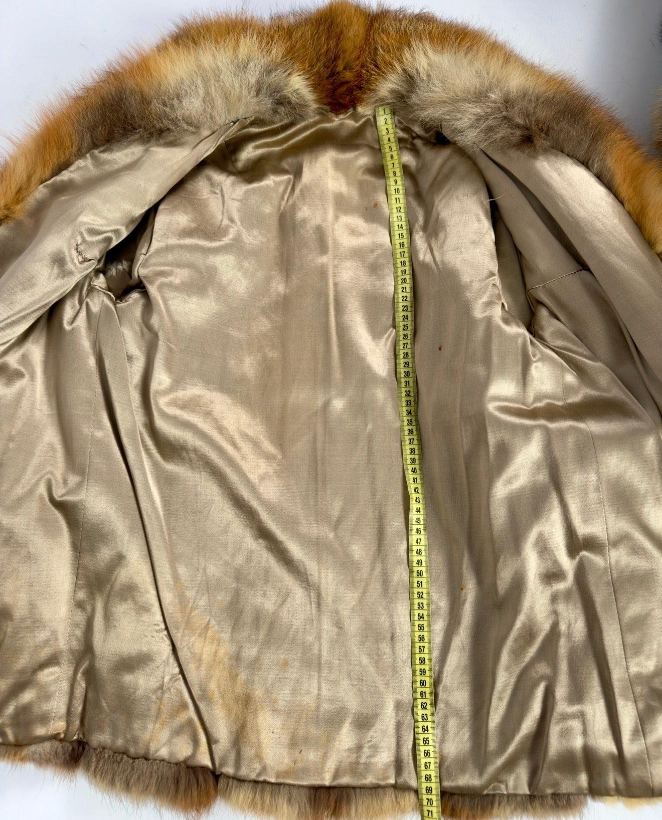 Vintage Fox Fur Jacket — XS/M