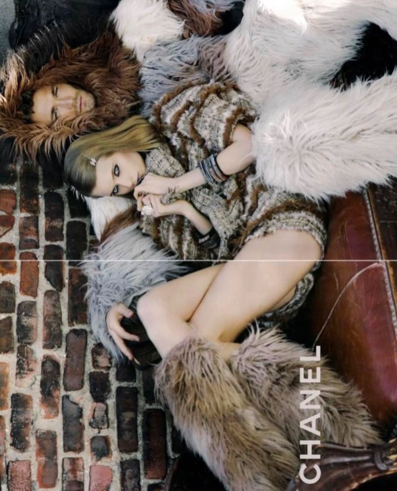 Chanel Fall 2010 Runway Faux Fur Fantasy Yeti Boots Icicle Heels 38С