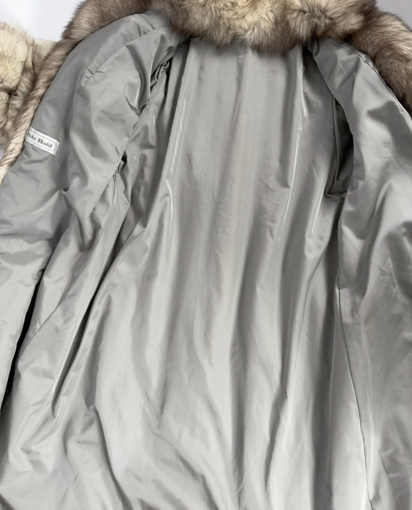 Vintage Arctic Fox Luxury Fluffy Fur Coat