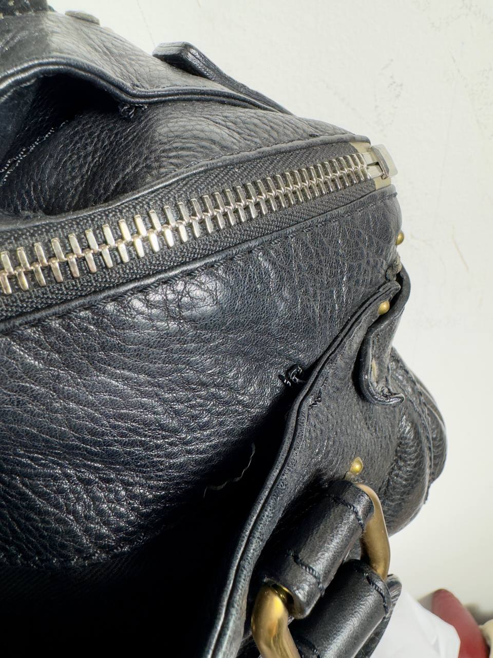 Chloe 2000s Paddington Lock Leather Bag