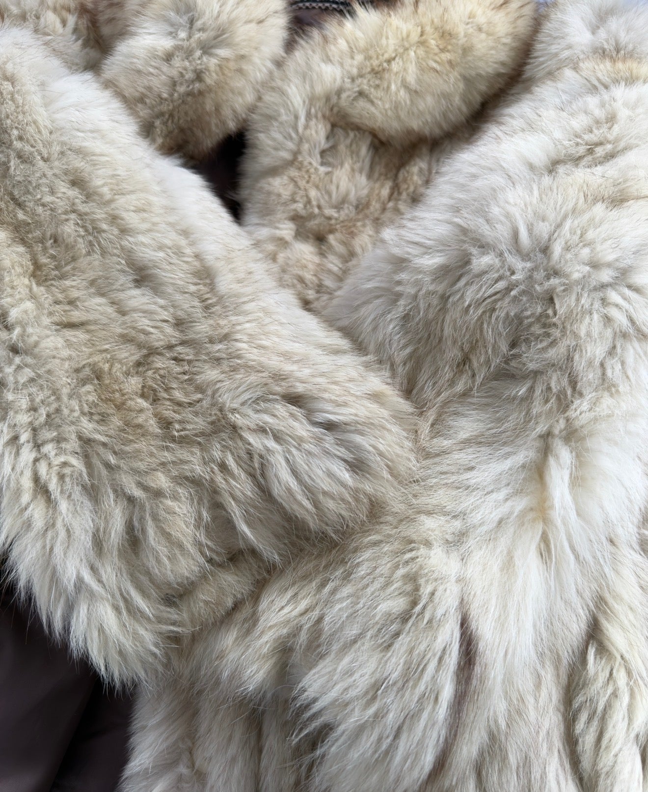 Vintage Arctic Fox Fur Jacket — XS/M