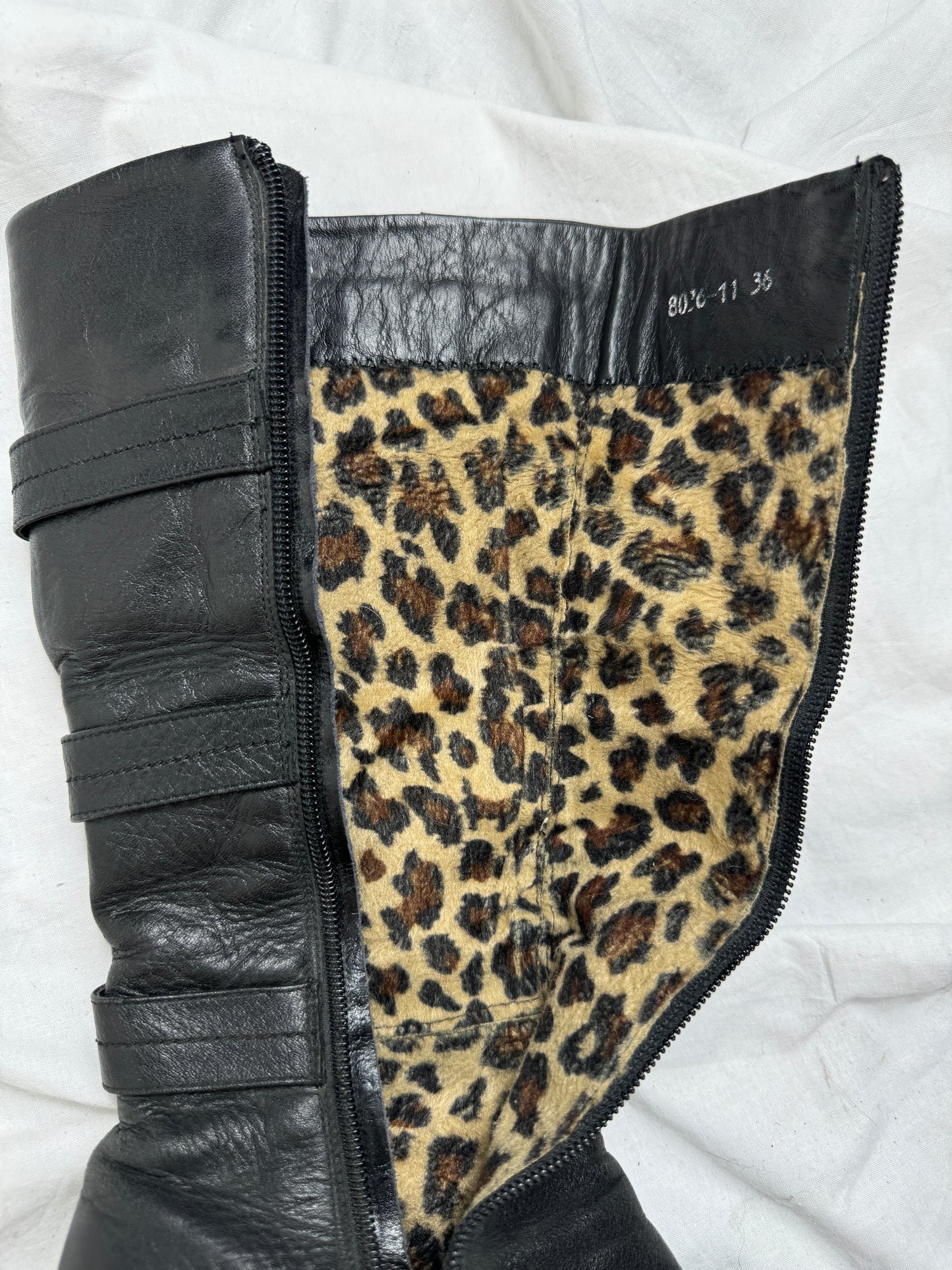 Vintage Italian Buckle Boots 37/37.5