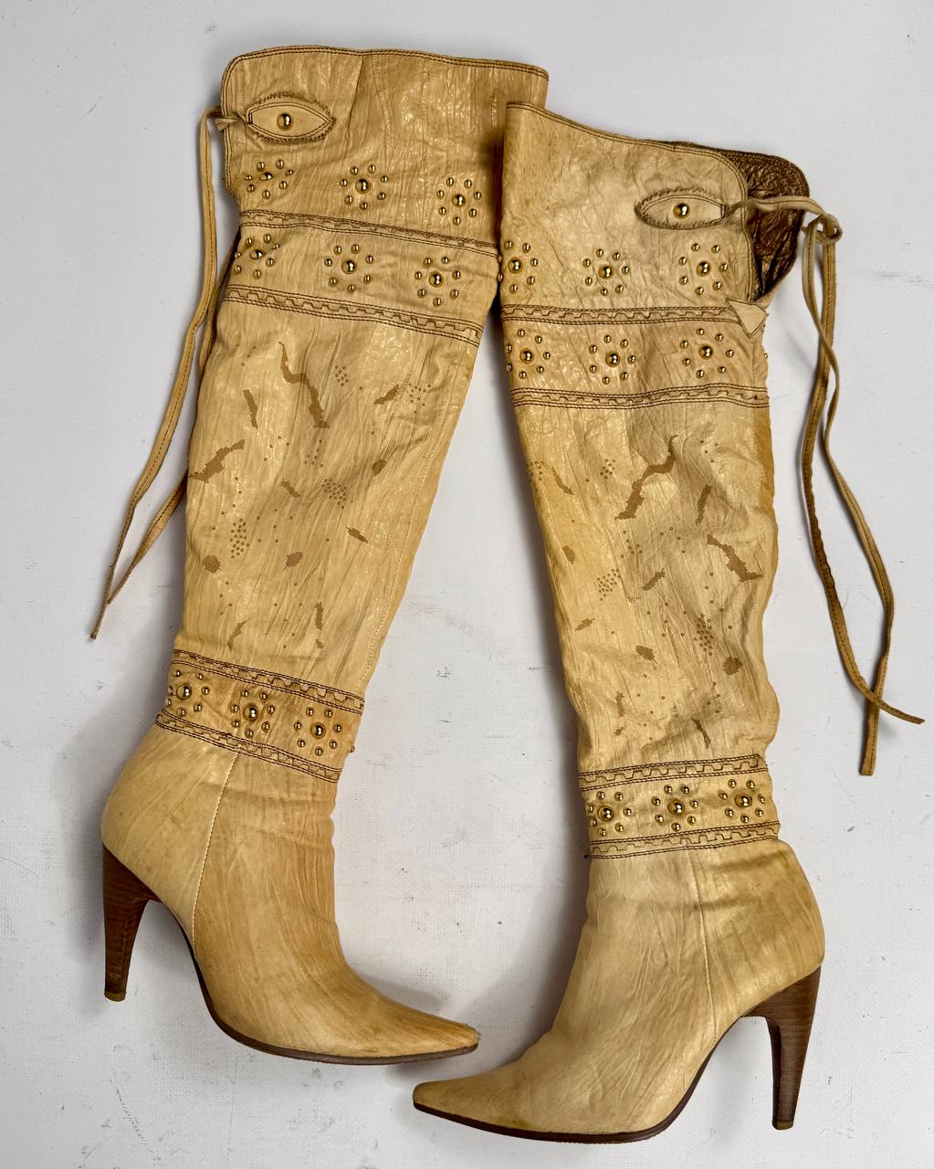 Vintage Italian Leather Boots — 36.5/37.5
