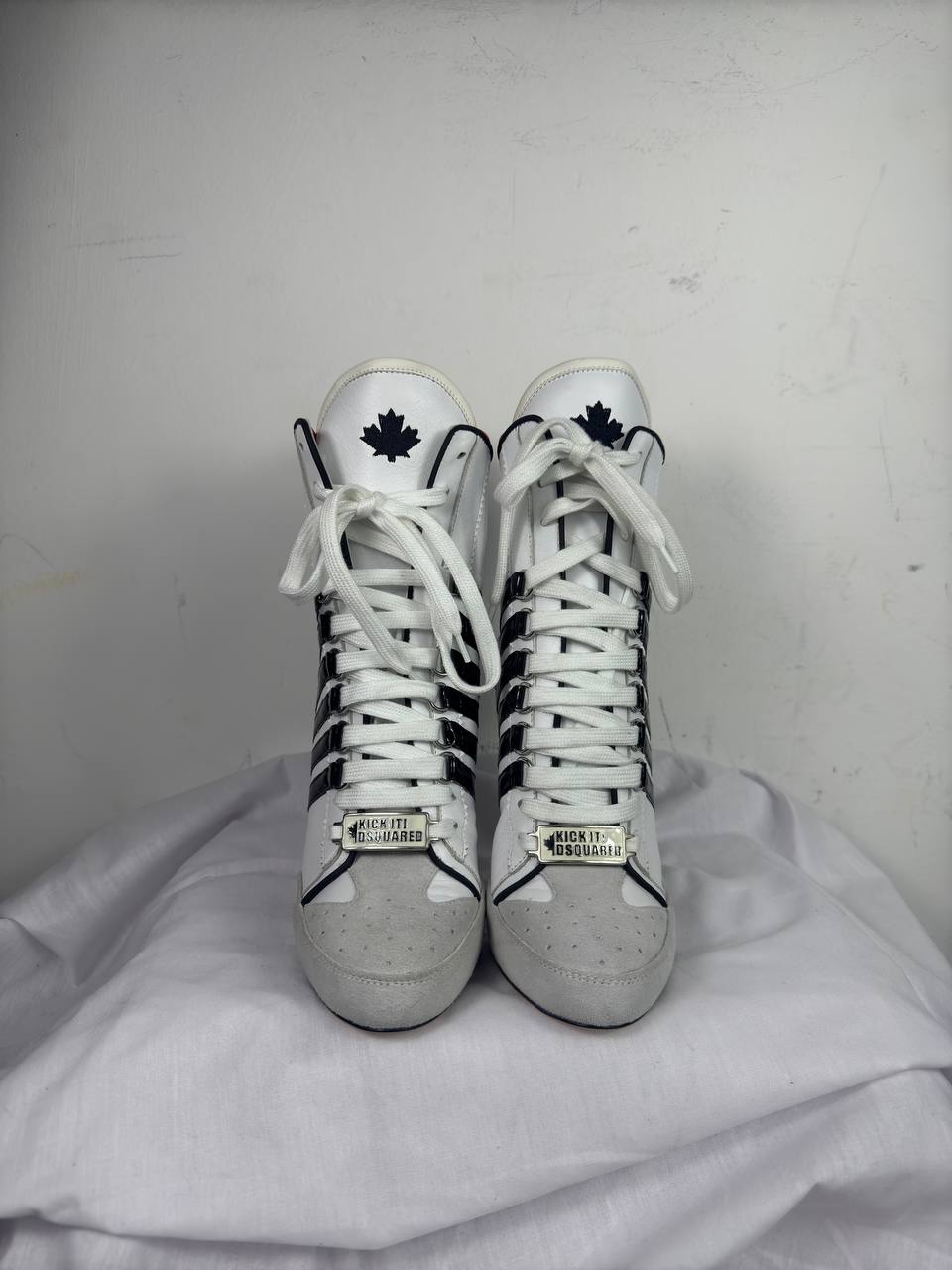 Dsquared2 Julie Sneaker Heels 36 new with box