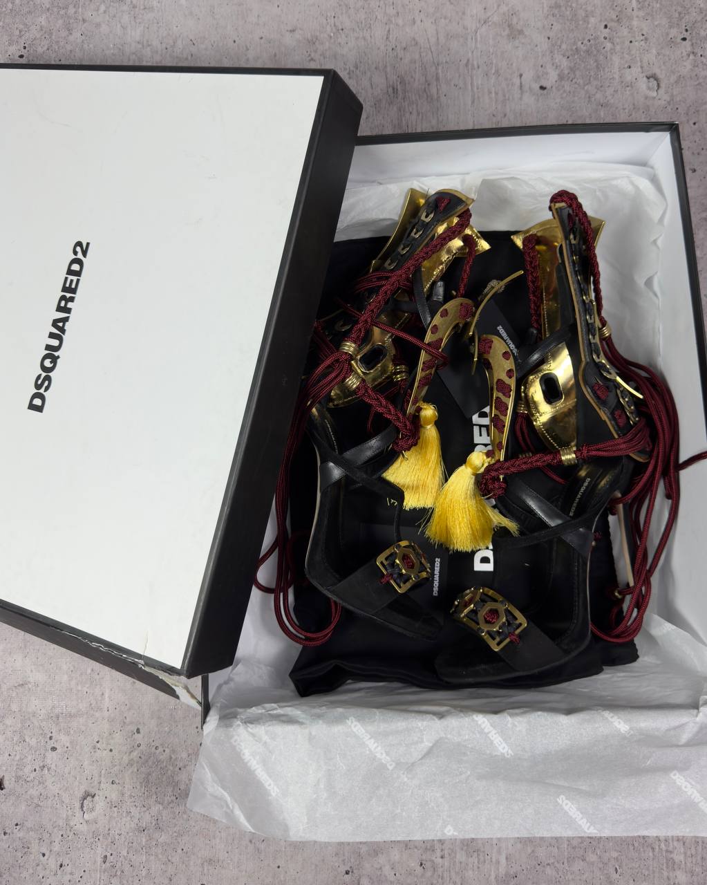 Dsquared2 F/W 2016 Samurai Heels — 37.5/38.5