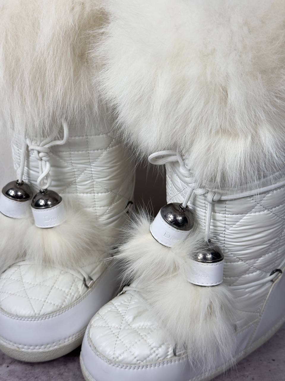Dior Galliano Vintage Fur Moon Boots 38-40