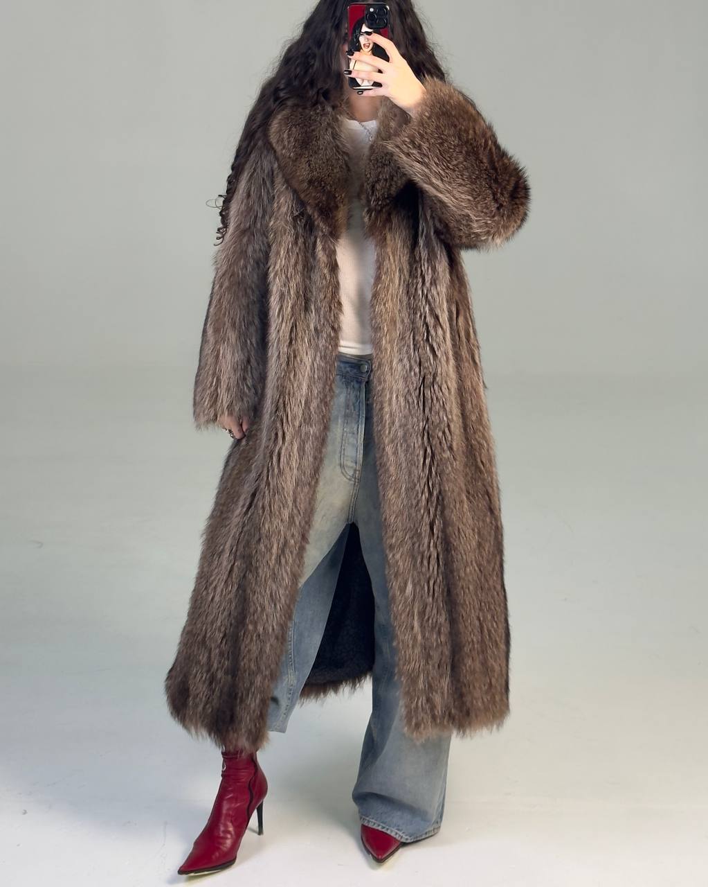 Vintage Long Fur Coat