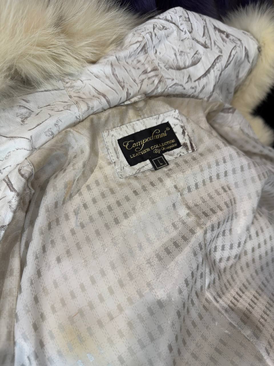 Vintage Fur Leather Jacket XS/M