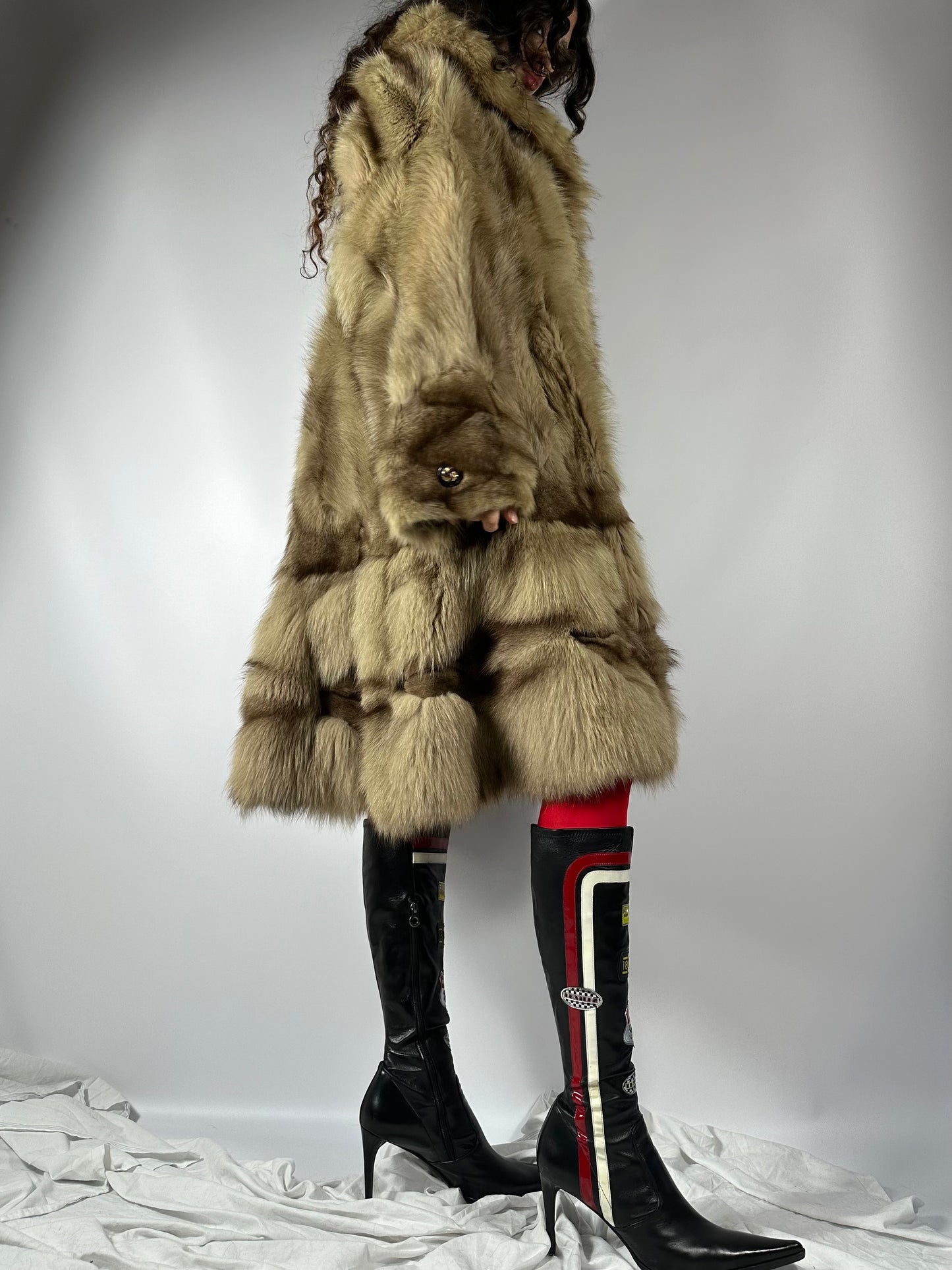 Vintage Canadian Fox Fur Coat