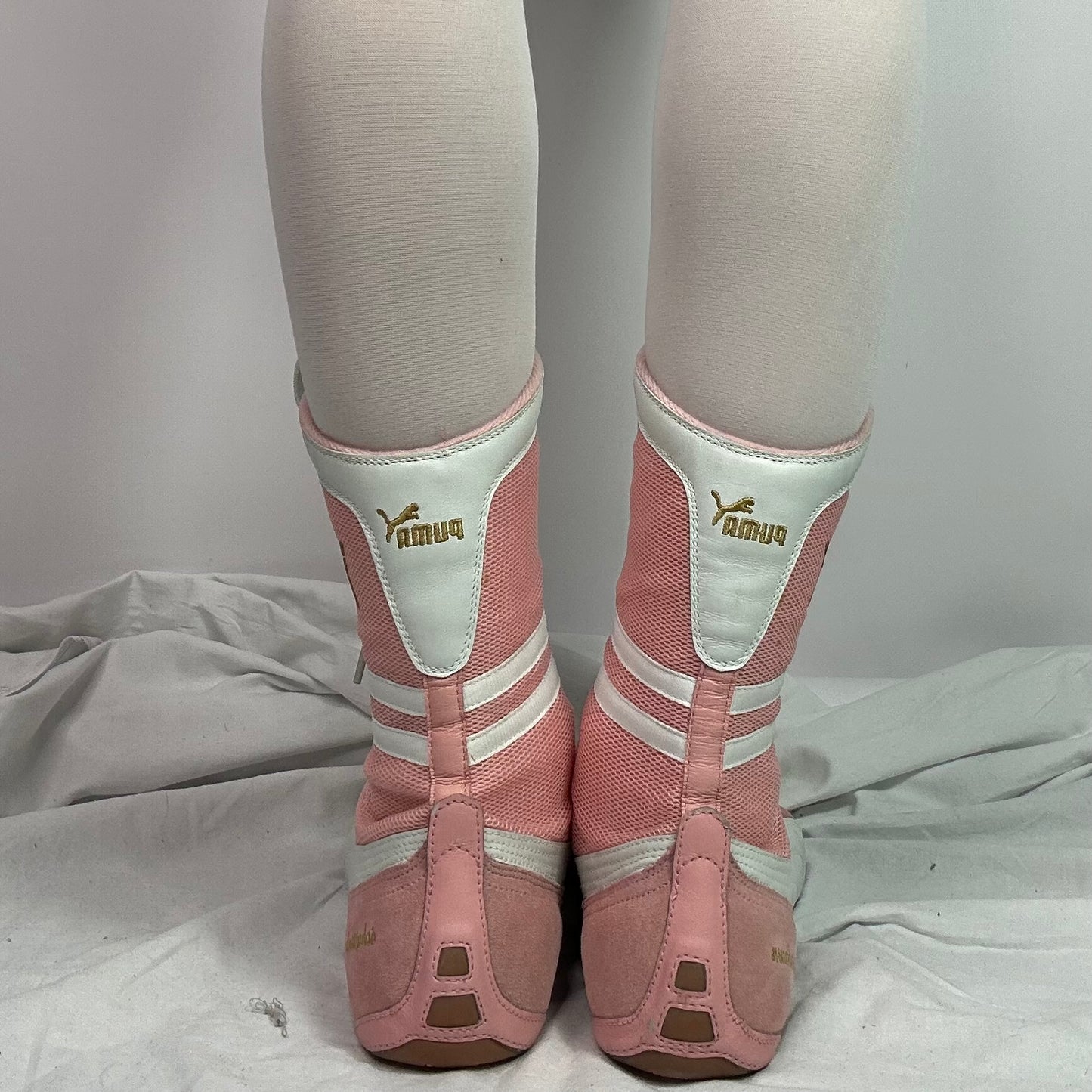 Puma 90s Vintage Pink Boxing Wrestling Boots