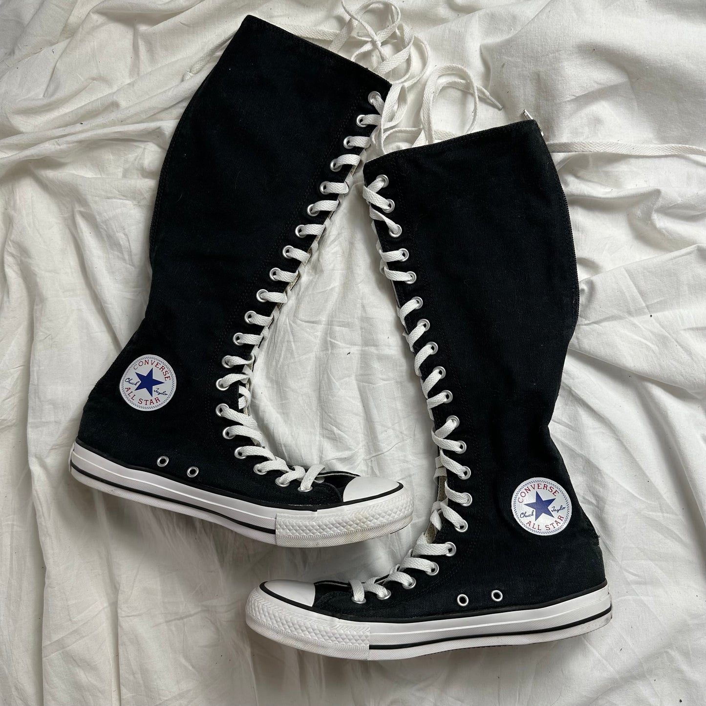 Converse Vintage Knee High Lace Up Boots — 37/37.5, 38/39, 40/41