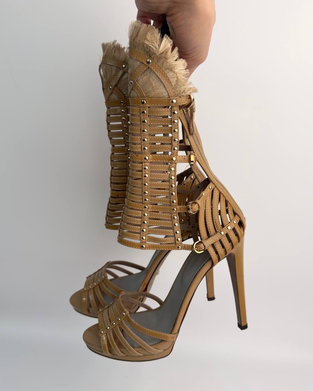 Sergio Rossi 2010 Gladiator Heels — 38.5
