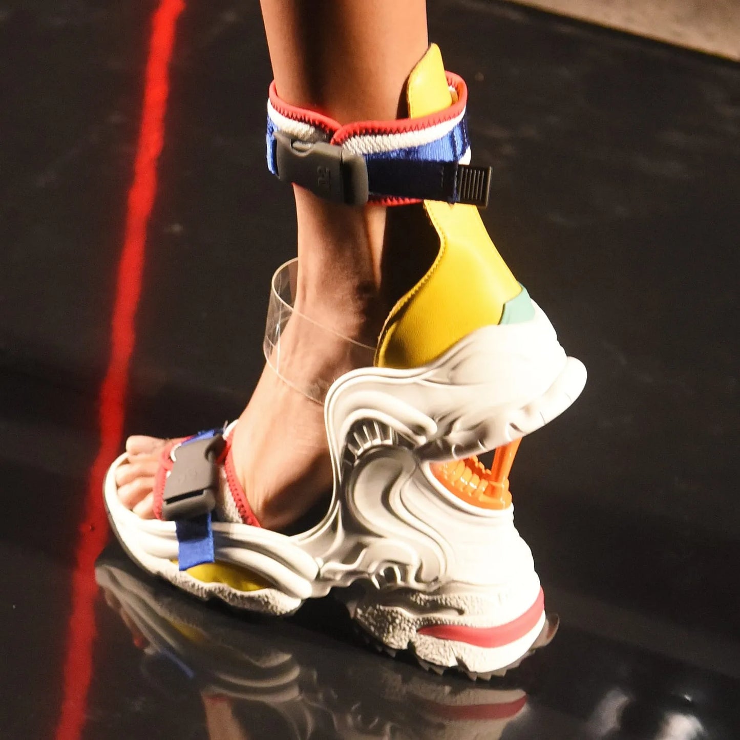 Dsquared2 ‘The Giant Sandal’ 2019 Runway Wedge Heels