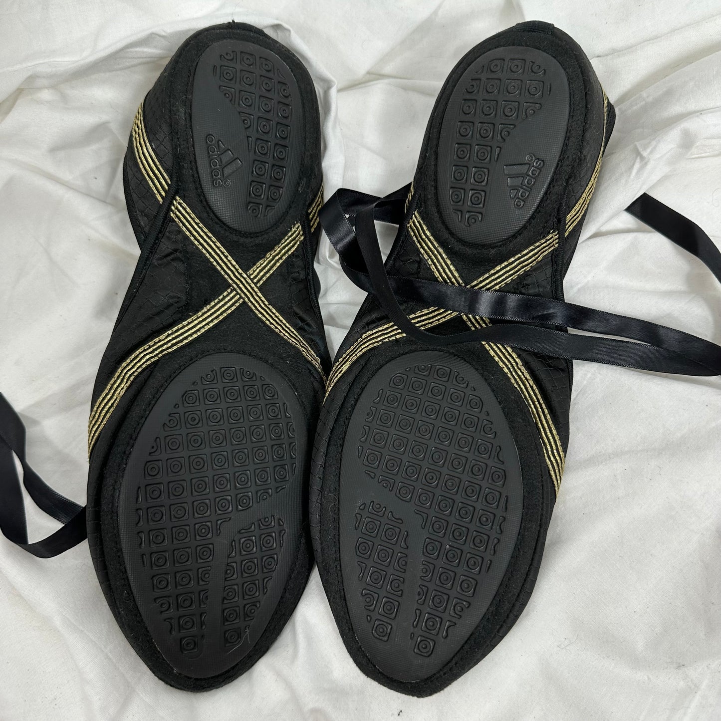 Adidas Lace Up Vintage Ballet Flats 41 US10 W