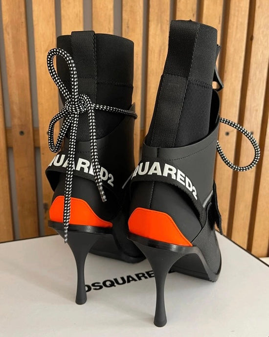 Dsquared2 Techno Hiking Heel Boots 40 & 41 - new with box