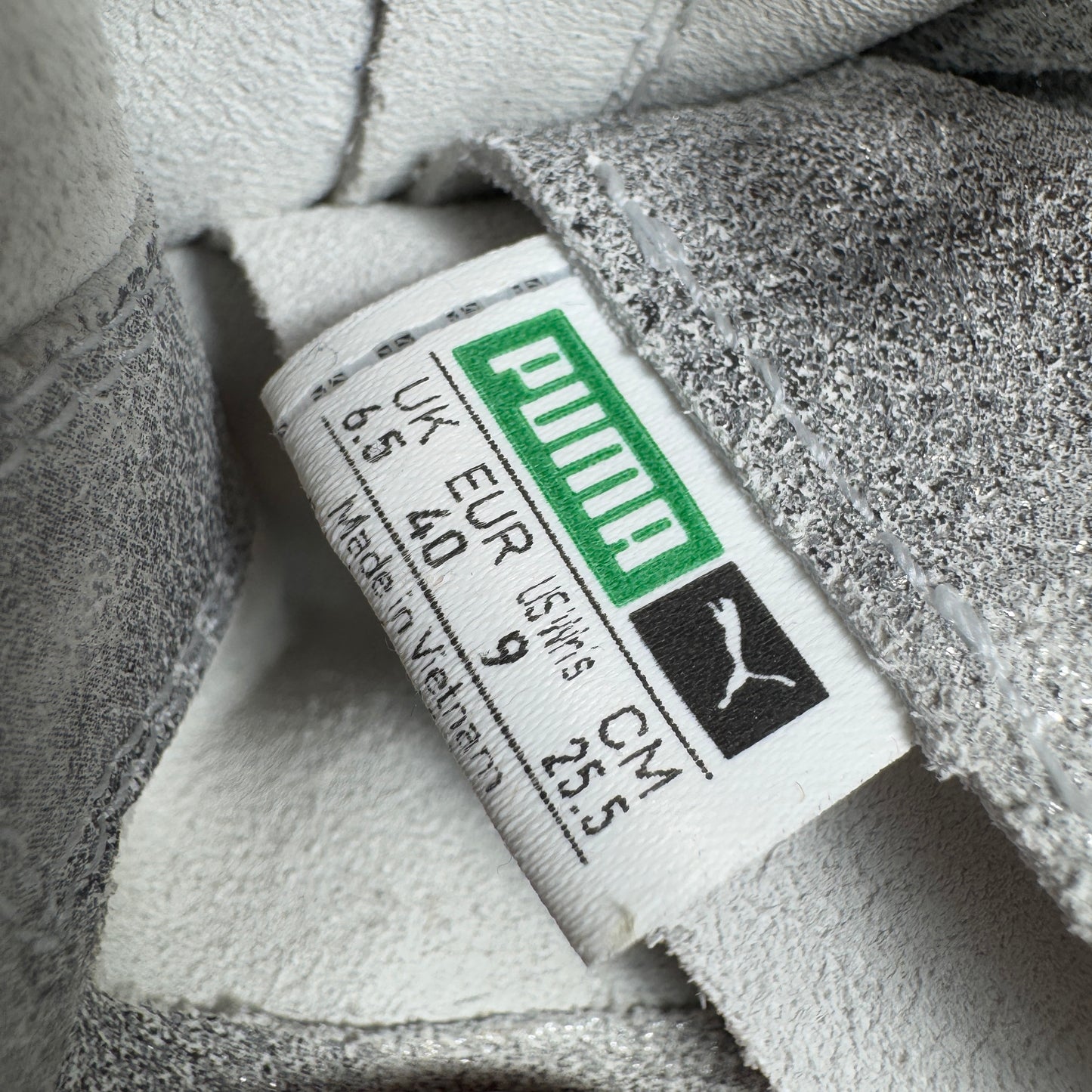 Puma Vintage Silver Boxing Boots 39/40 Deadstock