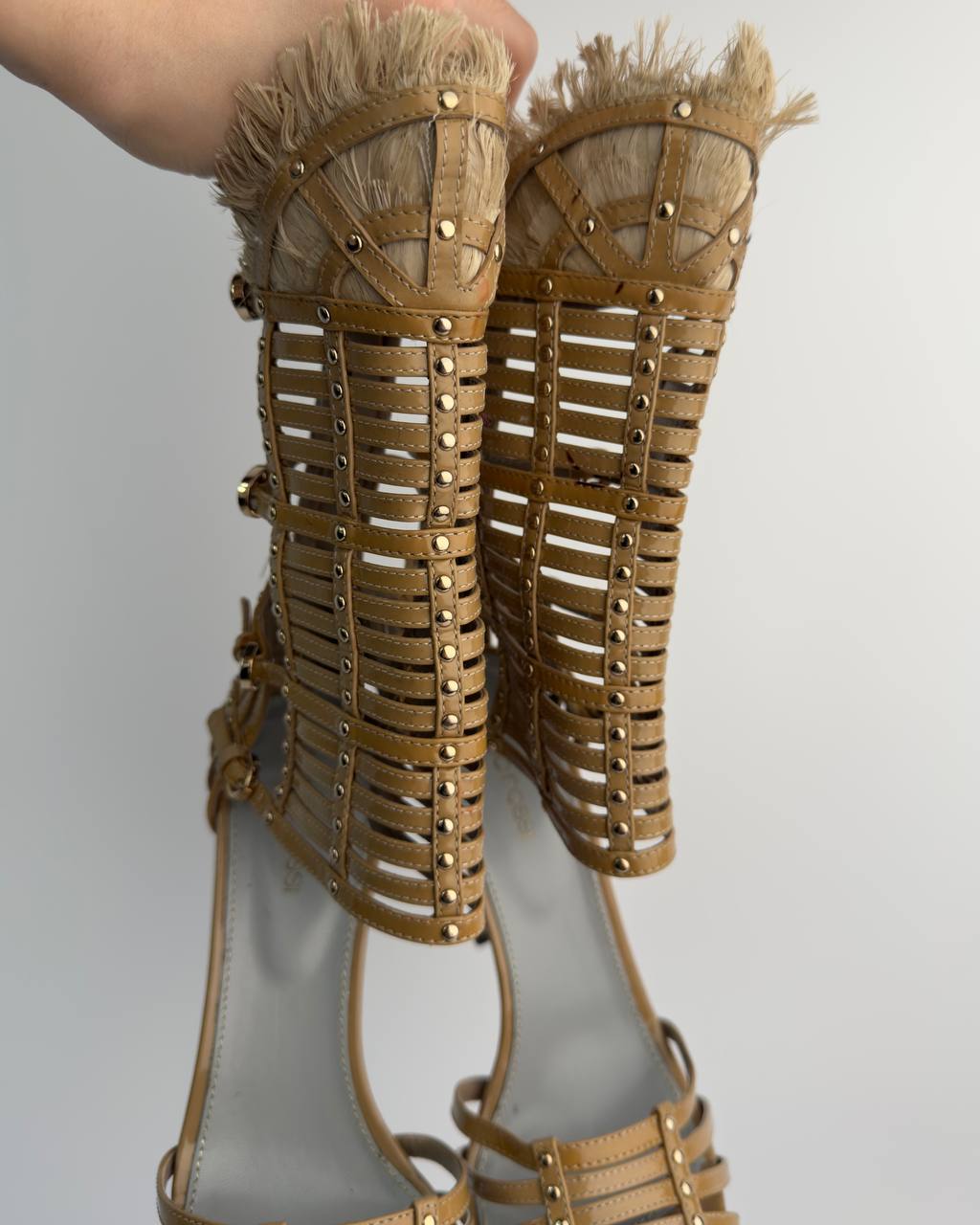 Sergio Rossi 2010 Gladiator Heels — 38.5