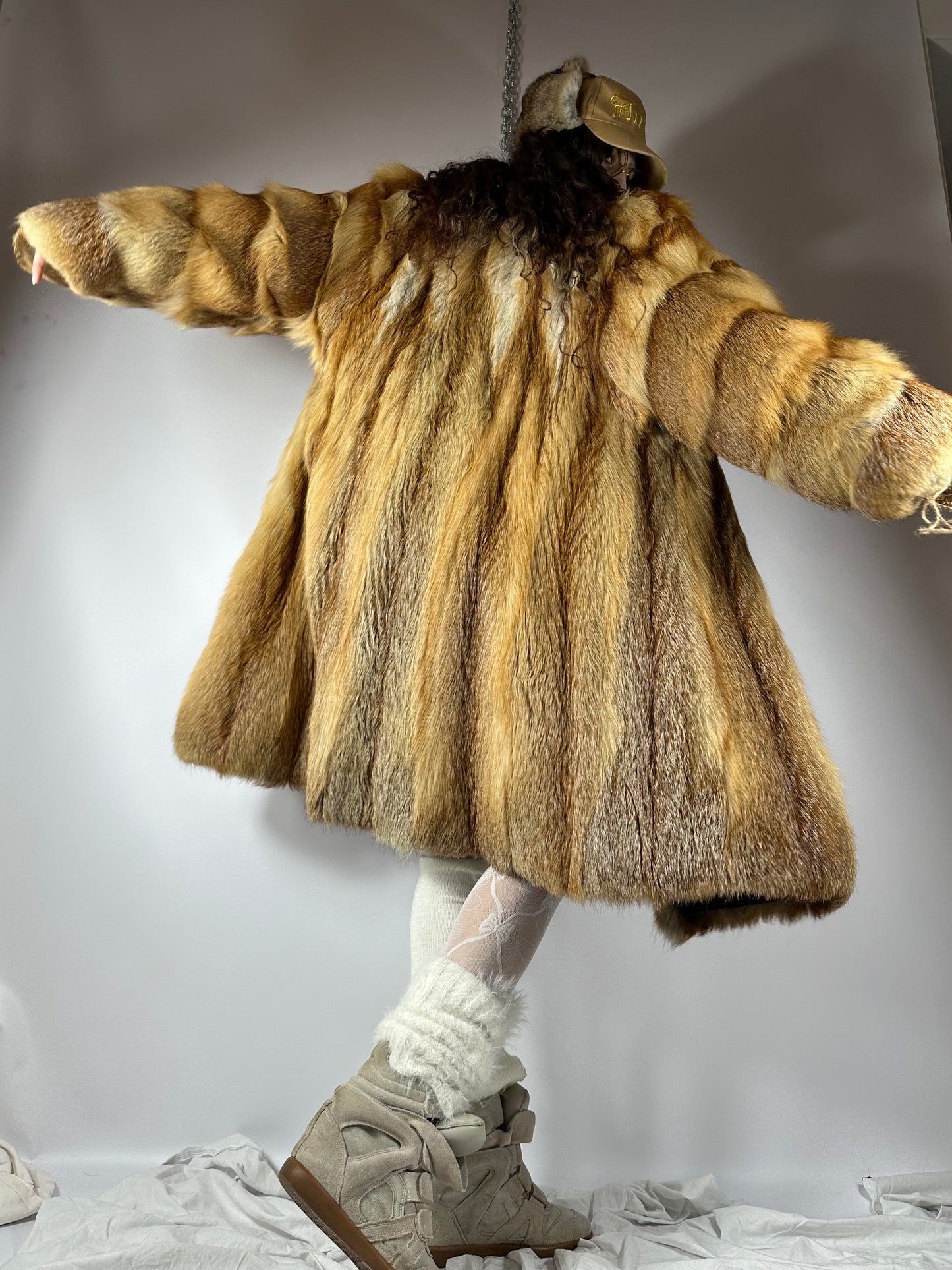 Vintage Fox Fur Coat