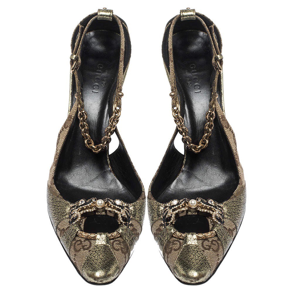 Gucci by Tom Ford 2004 Vintage Dragon Heels 39/40