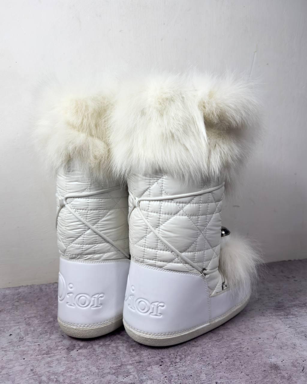 Dior Galliano Vintage Fur Moon Boots 38-40