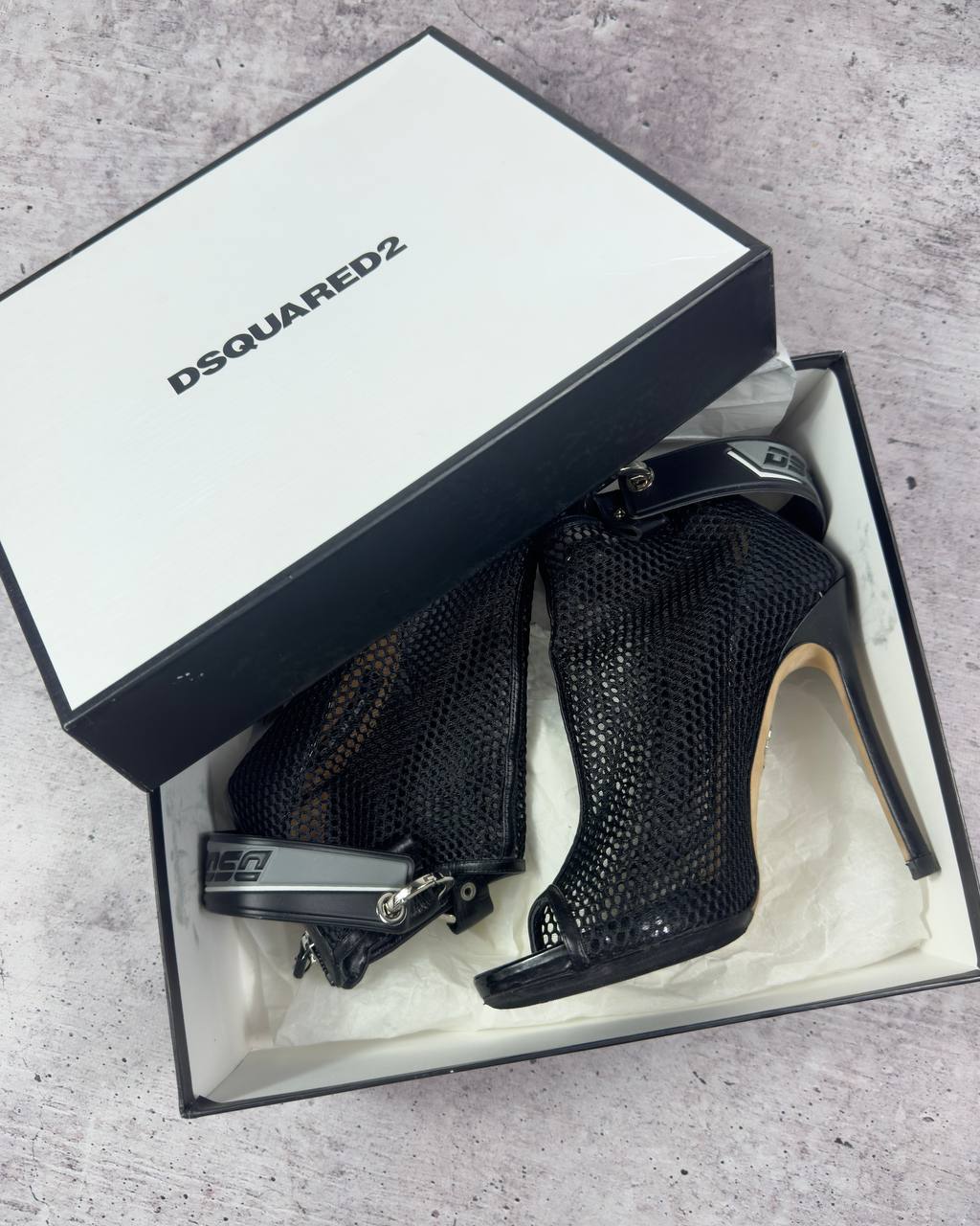 Dsquared2 S/S19 Techno Heels 37.5