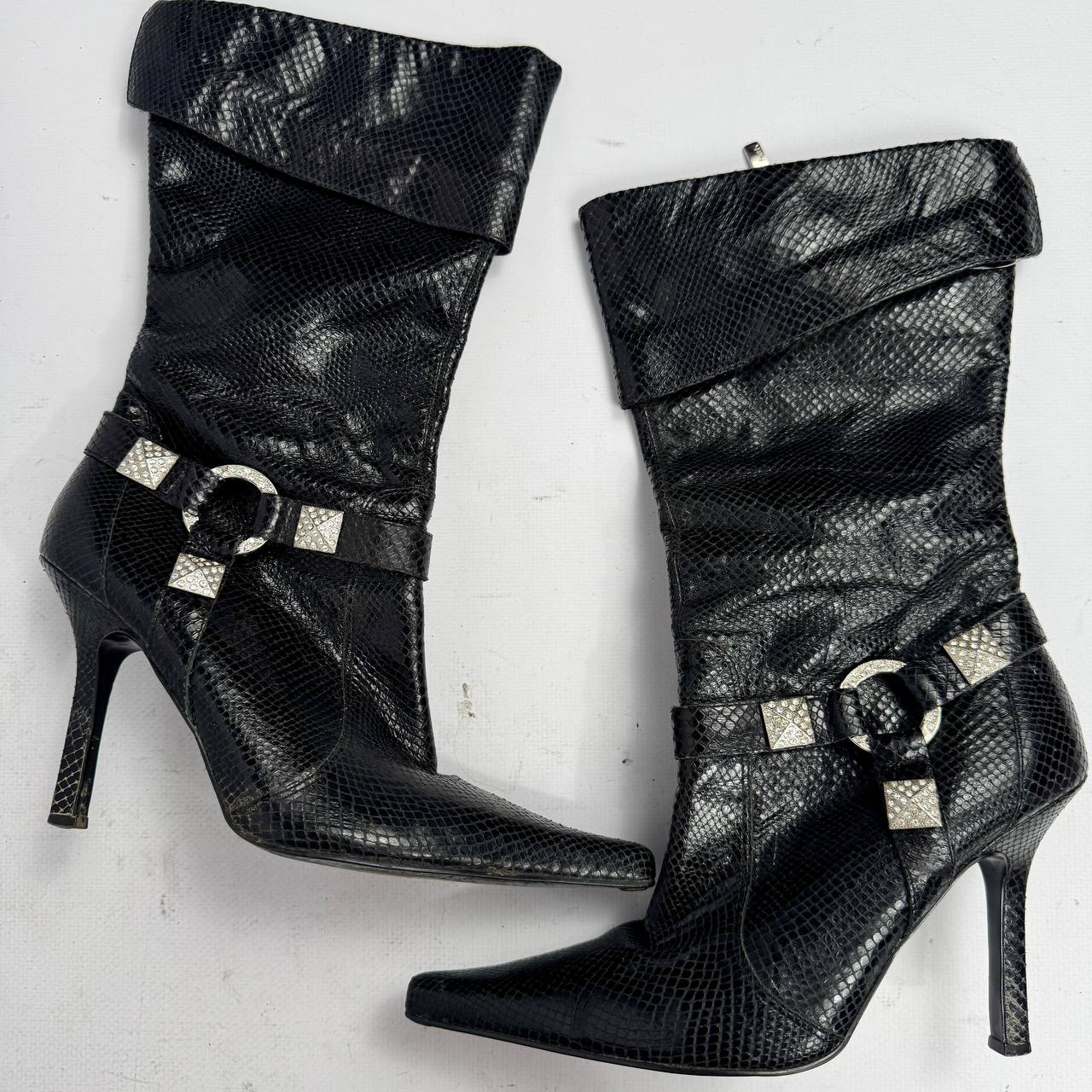 Vintage Leather Boots — 40