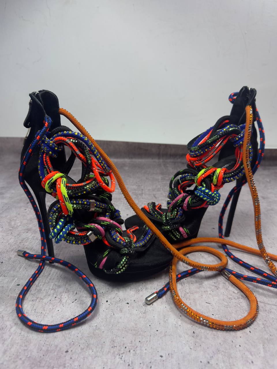 Dsquared S/S2016 Ariel Rope Heels 38