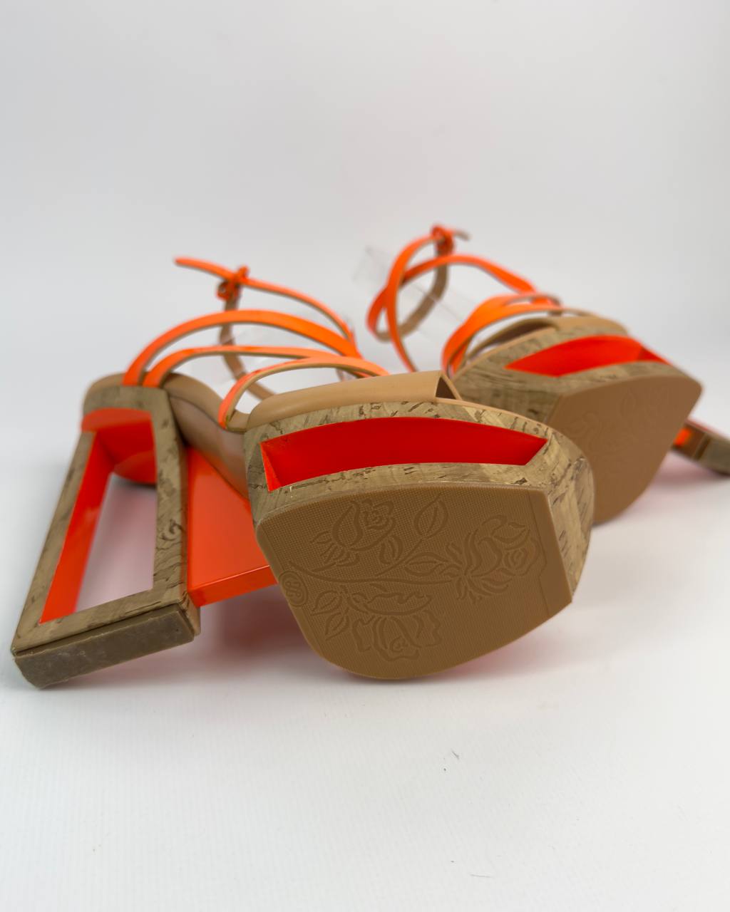 Casadei Cut Out Platform Heels — 39/39.5