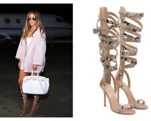 Giuseppe Zanotti Python Gladiator Heels 37,38 & 40 — new with box