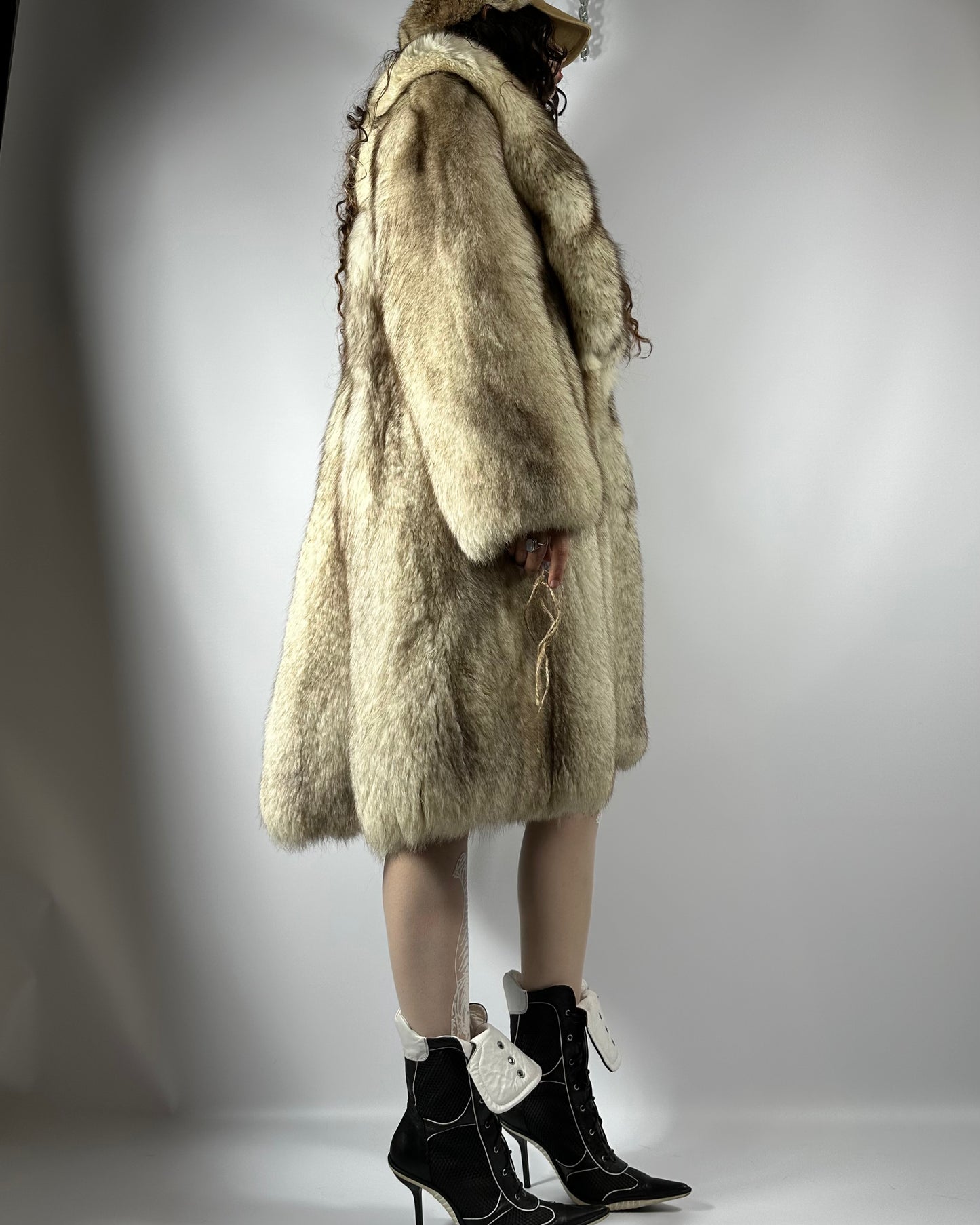 Vintage Arctic Fox Fur Coat