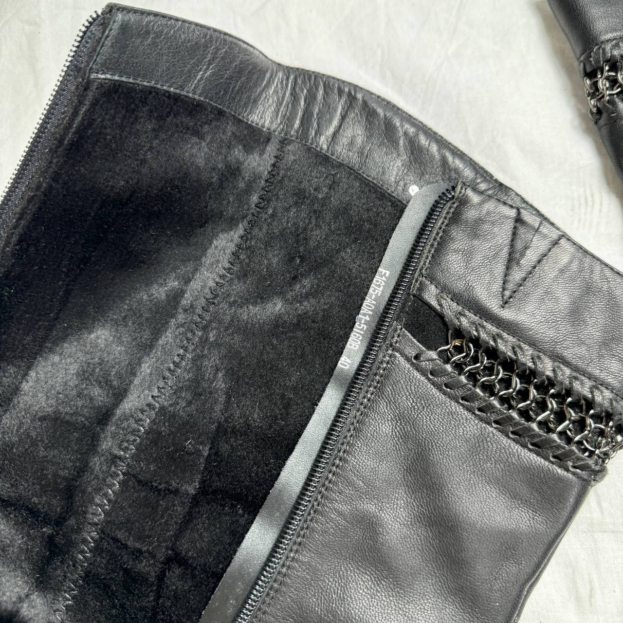 Vintage Black Leather Boots 40/40.5