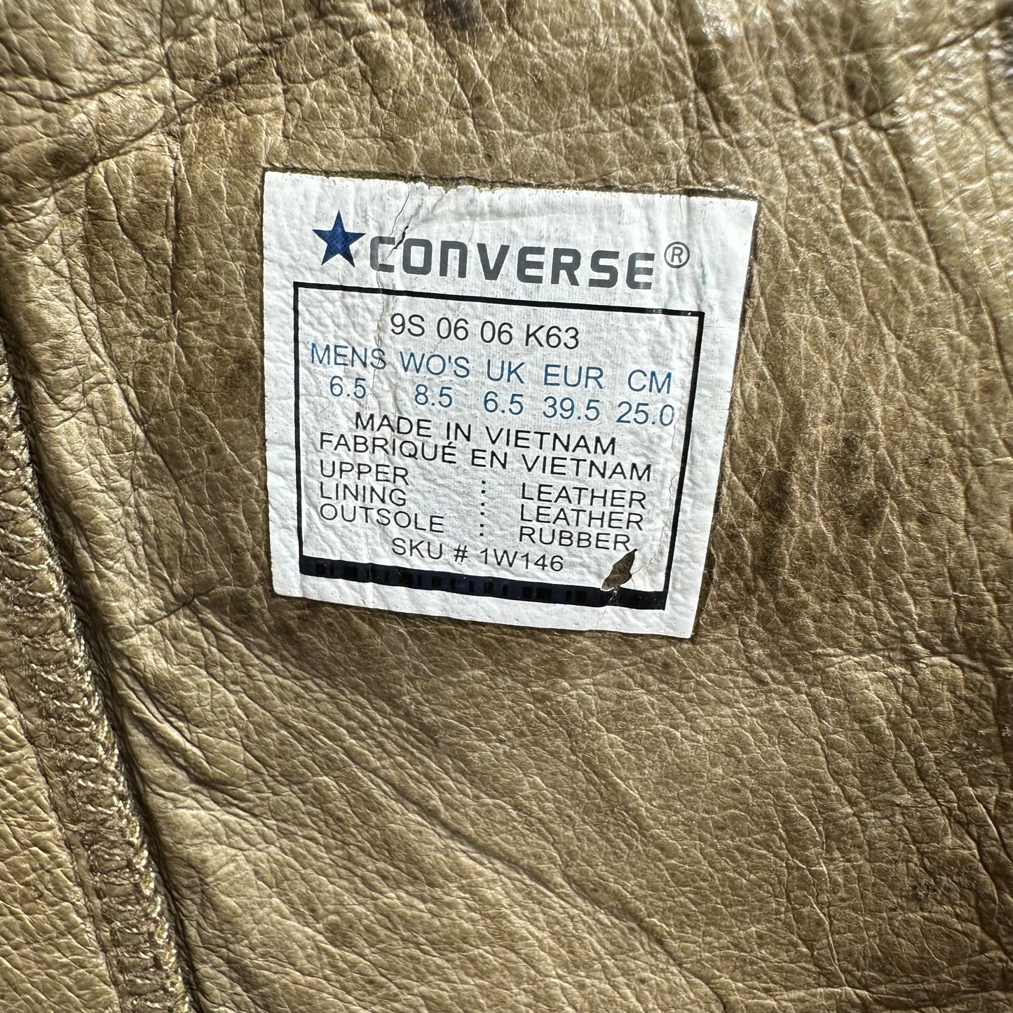 Converse Vintage Buckle Lace up Boots — 38/39