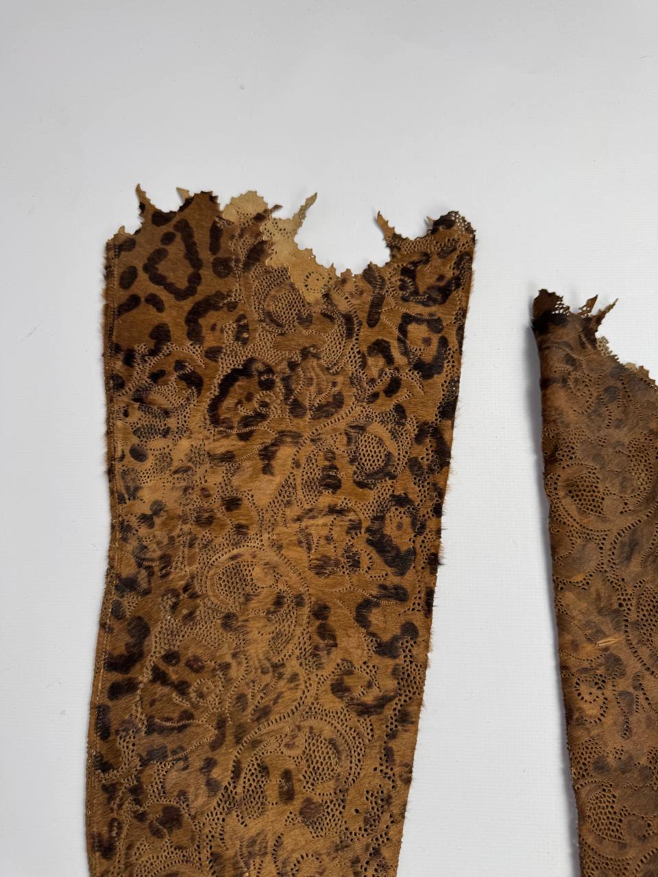 Gianmarco Lorenzi Vintage Italian Pony Fur Leopard Boots — 37