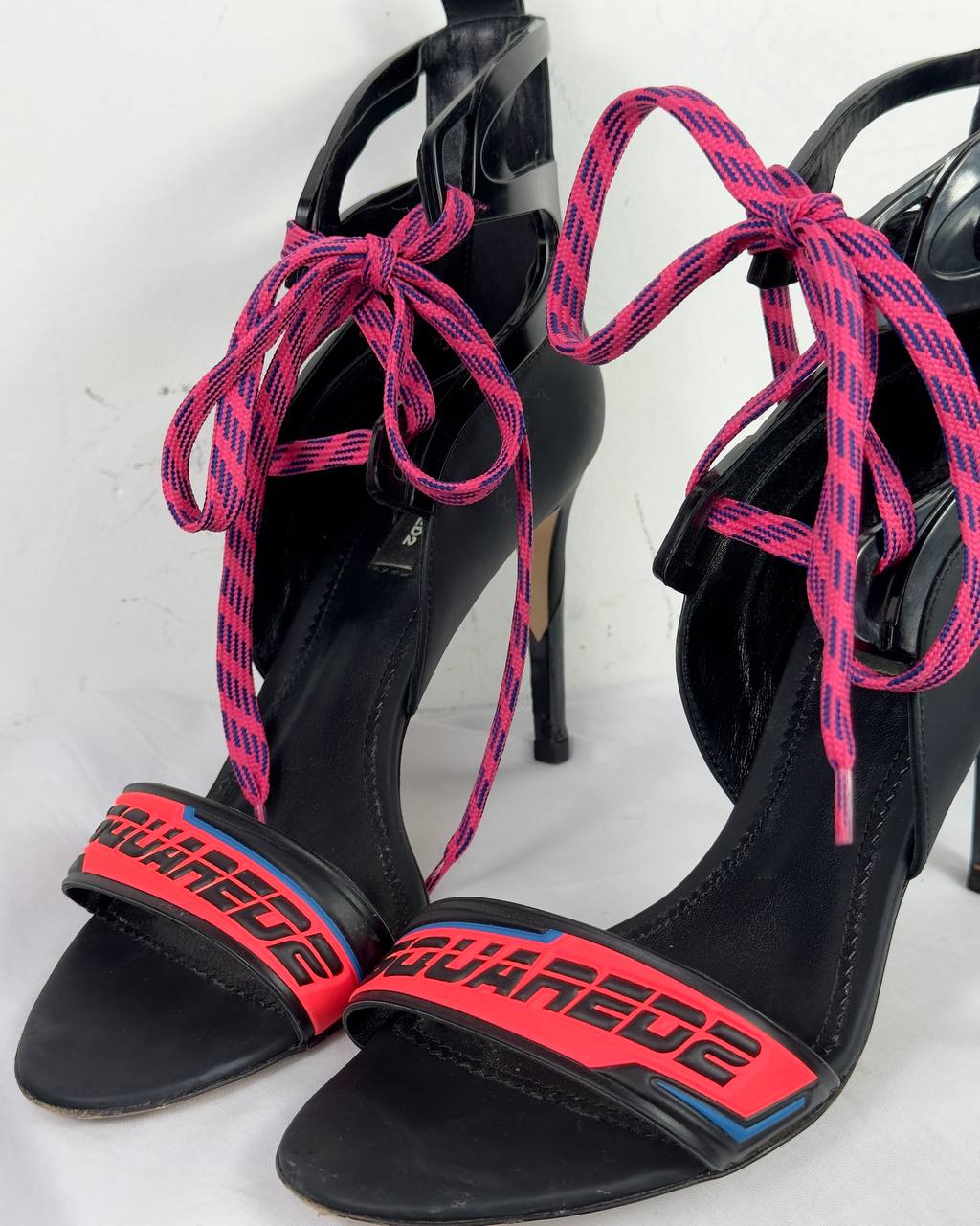Dsquared2 Techno Wrap Heels S/S19 with box 38.5/39