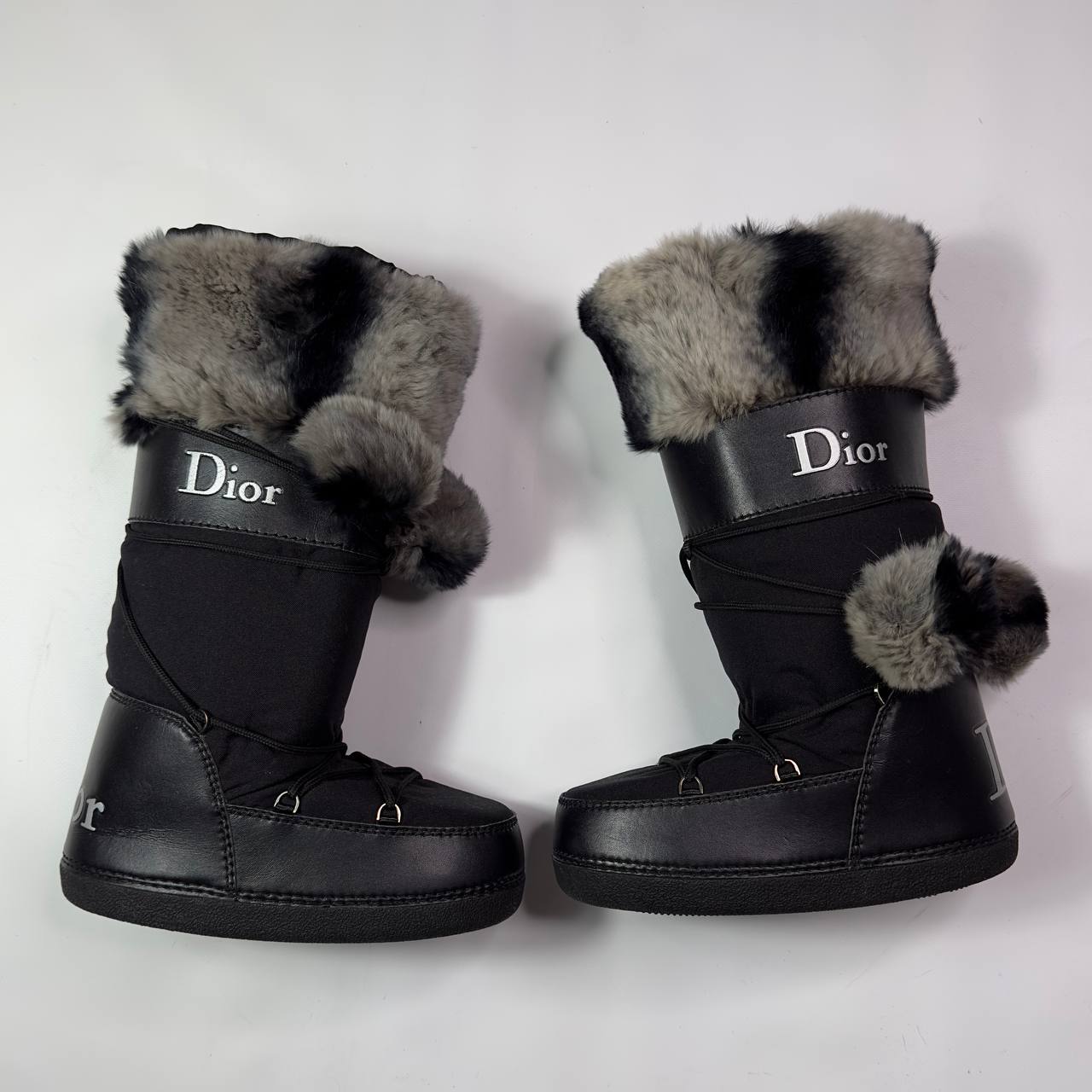 Dior Galliano Chinchilla Vintage Moon Boots 35/38