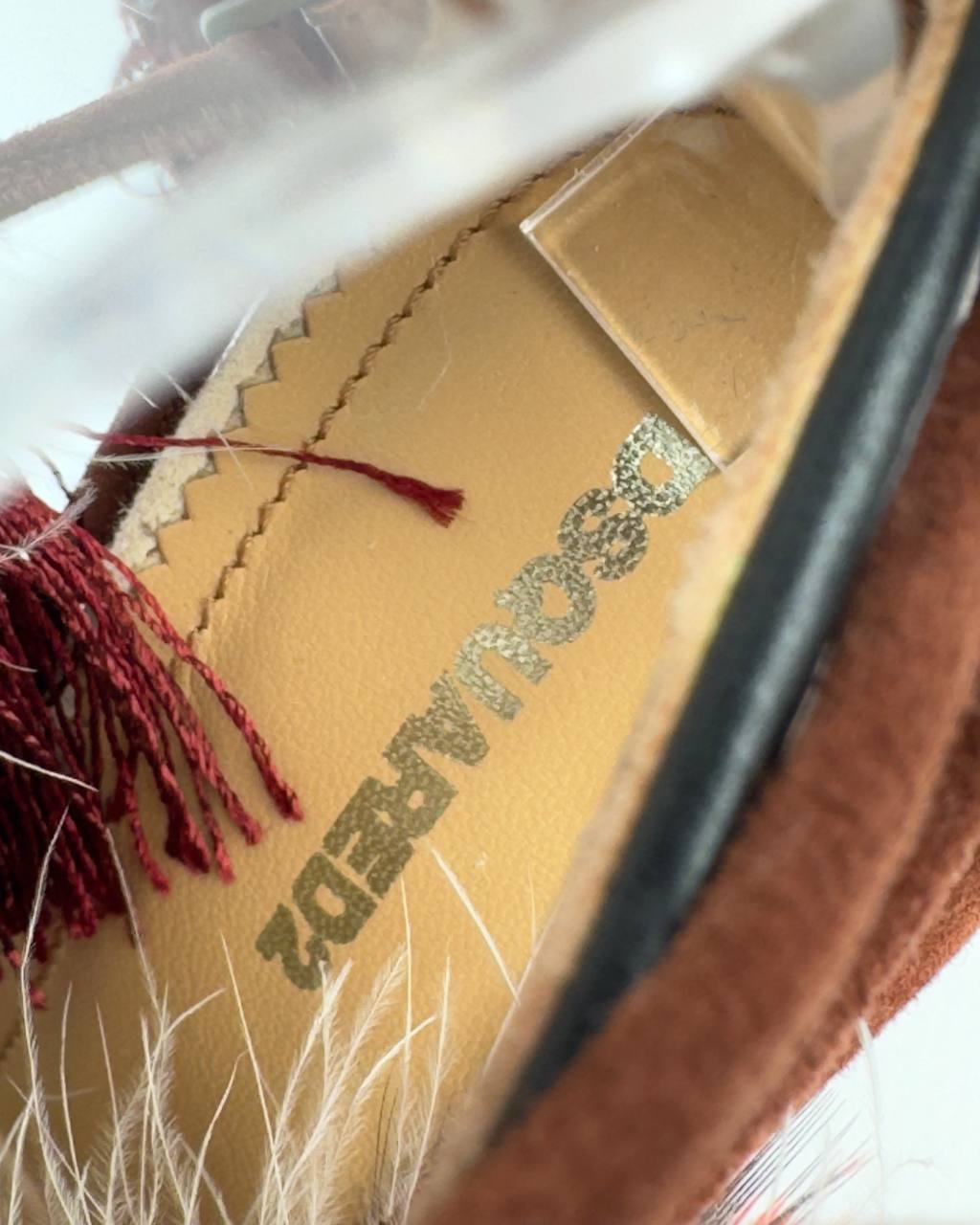 Dsquared2 F/W 2015 Eskimo Feather & Tassels Heels — 36