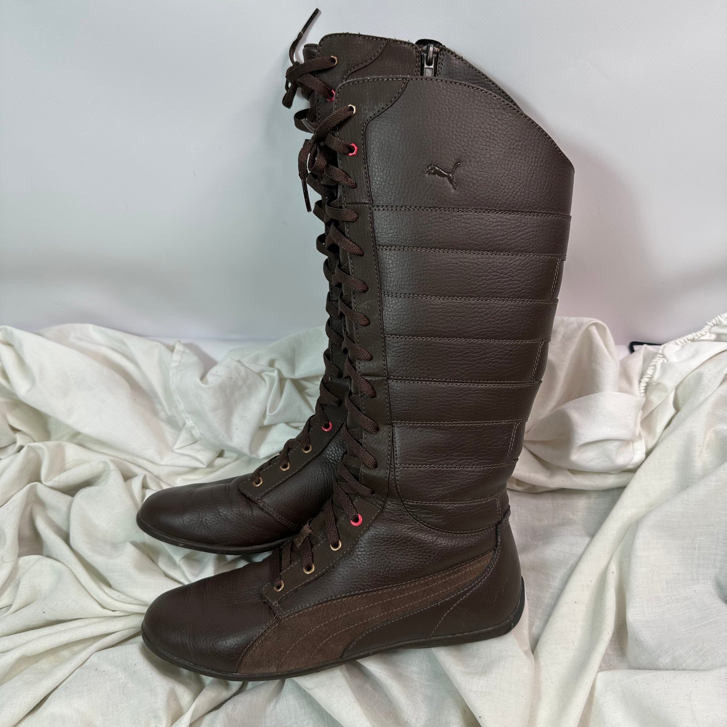 Puma Vintage Knee High Boxing Boots 37.5/38.5