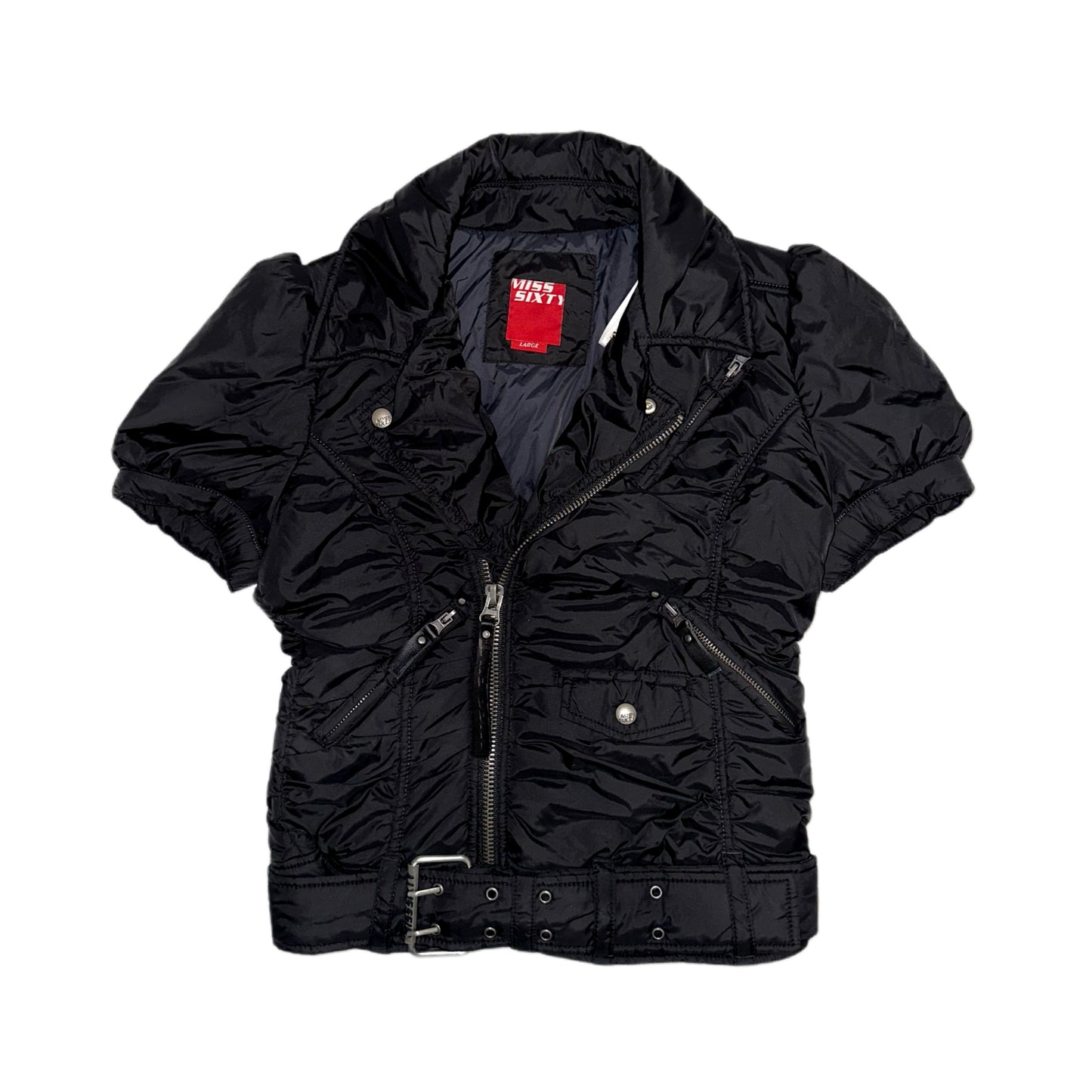 Miss Sixty Vintage Puffer Vest Shirt