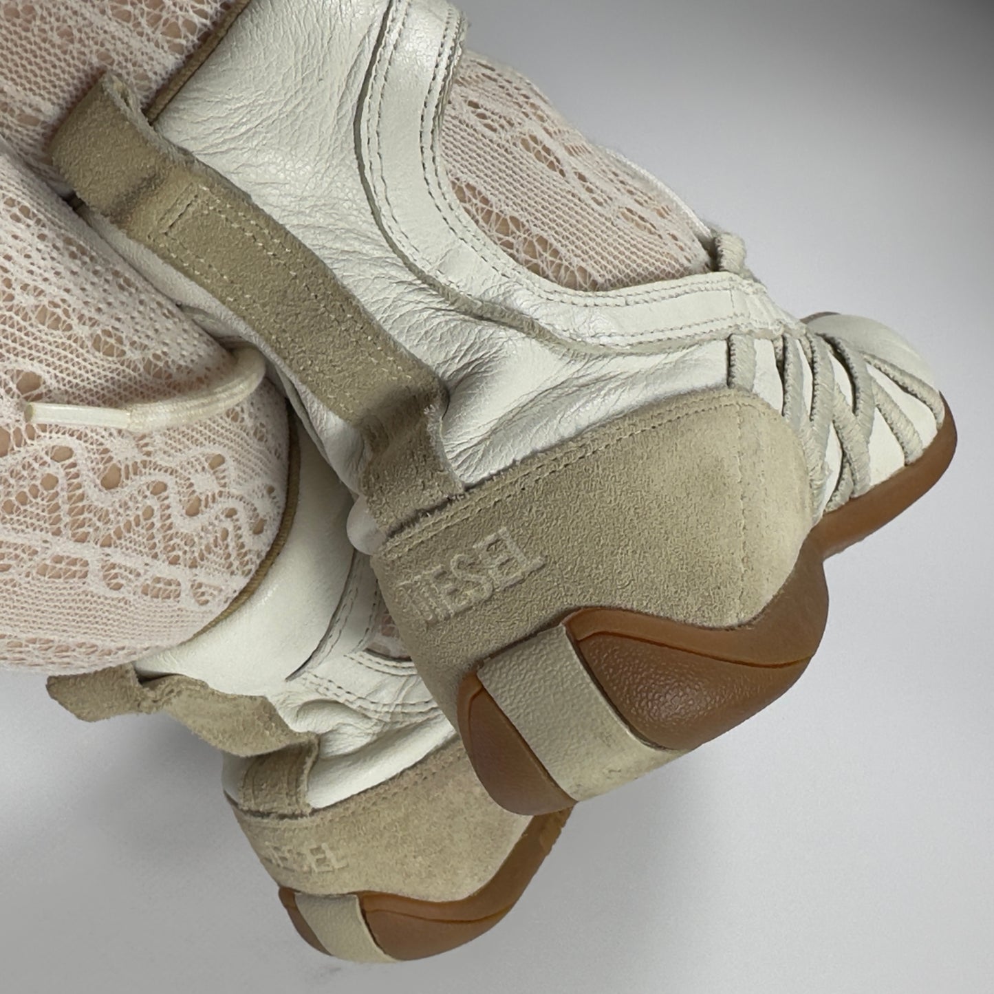 Diesel Vintage Rare Lace Up Ballet Flats 39/40
