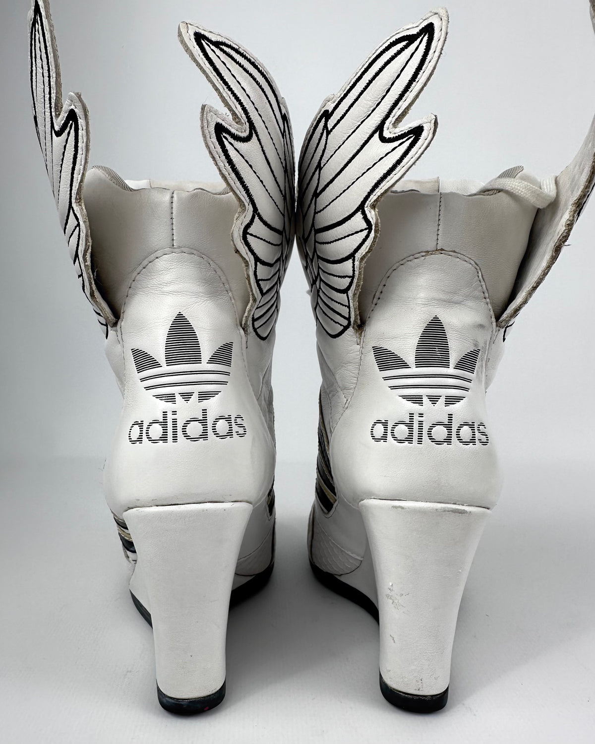 Adidas x Jeremy Scott Wing Wedge Boots — 36 US5