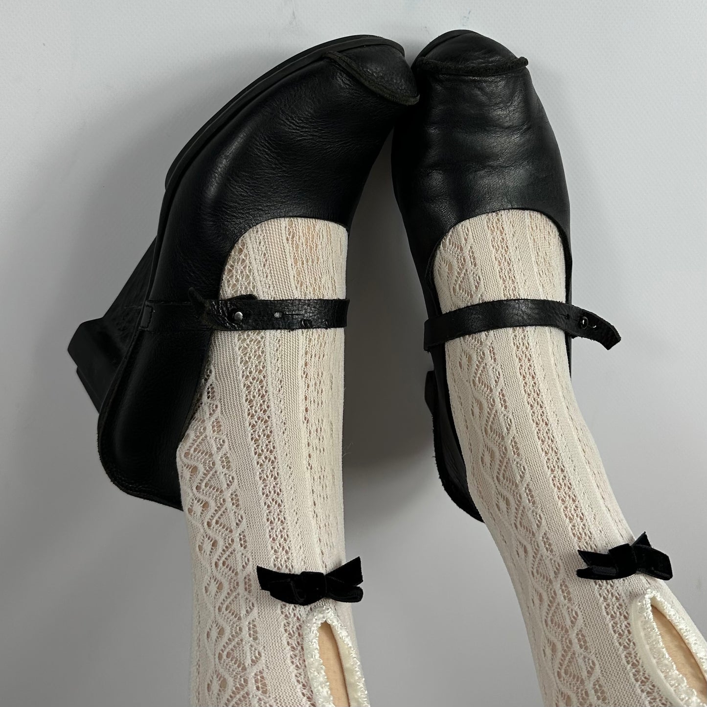 Trippen Vintage Leather Mary Jane Ballet Flats 39/39.5